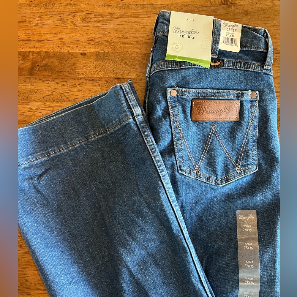 Wrangler Retro high rise trouser jean 27x36